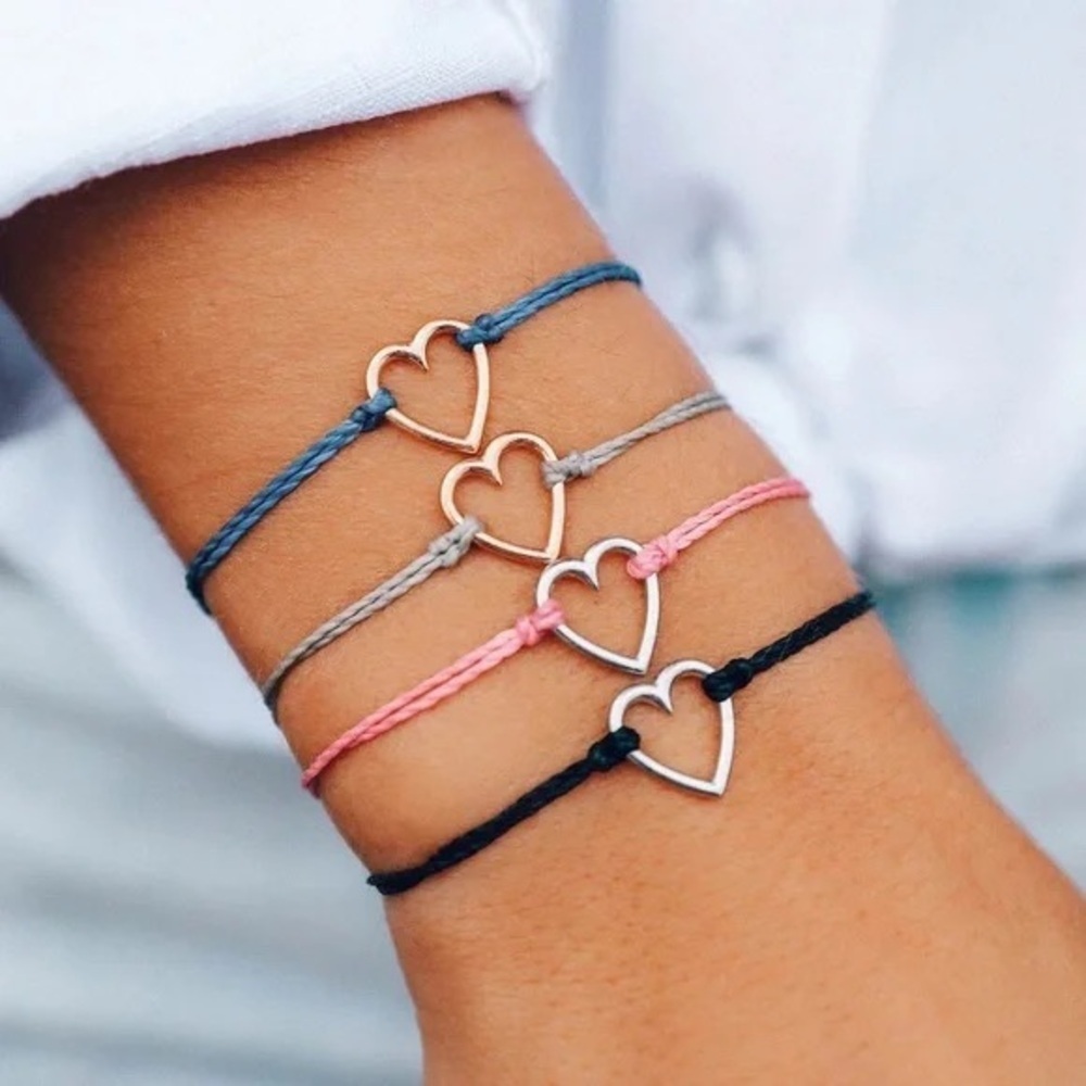 ❄️ Pura Vida | OPEN HEART CHARM BRACELET